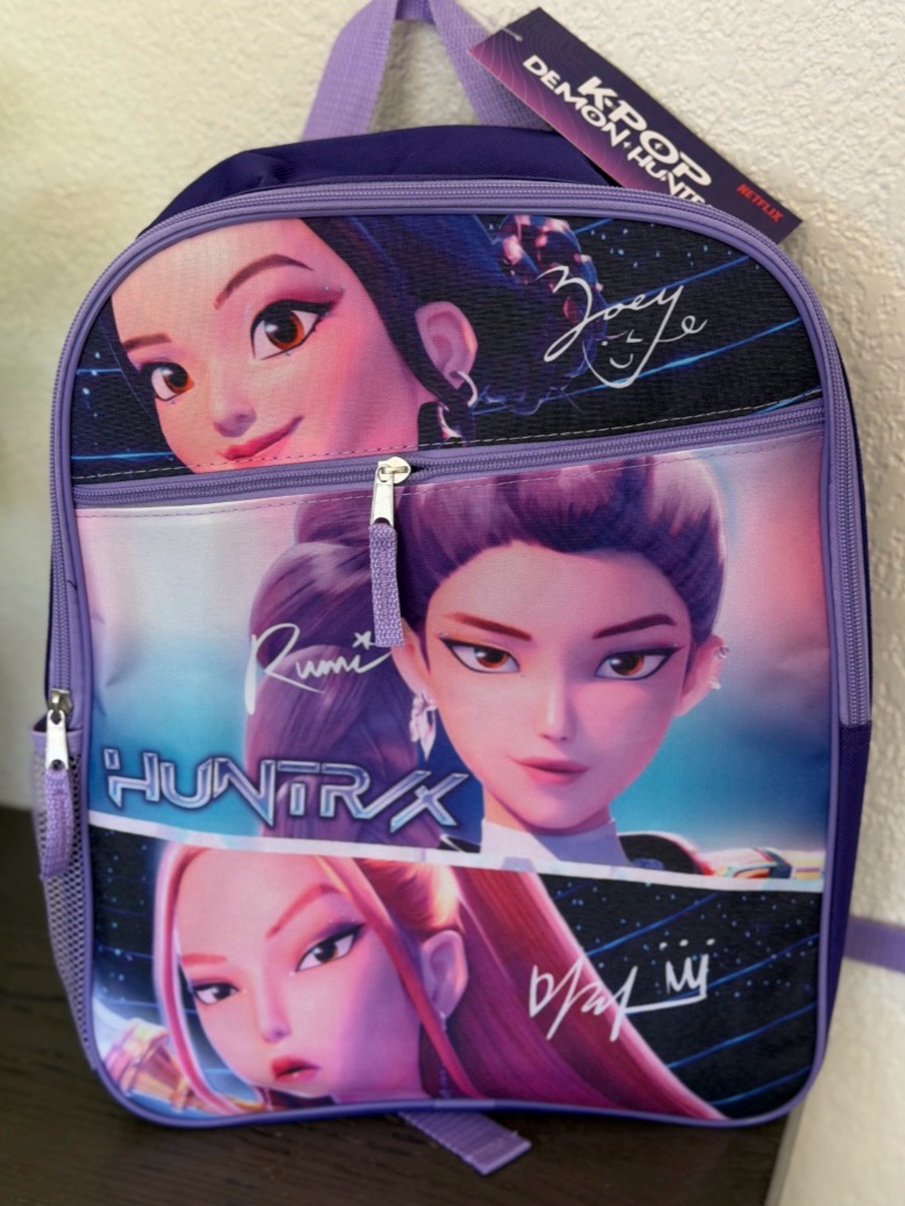K-Pop: Deamon Hunt HUNTRX Purple Character Backpack